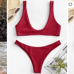 Red bikini